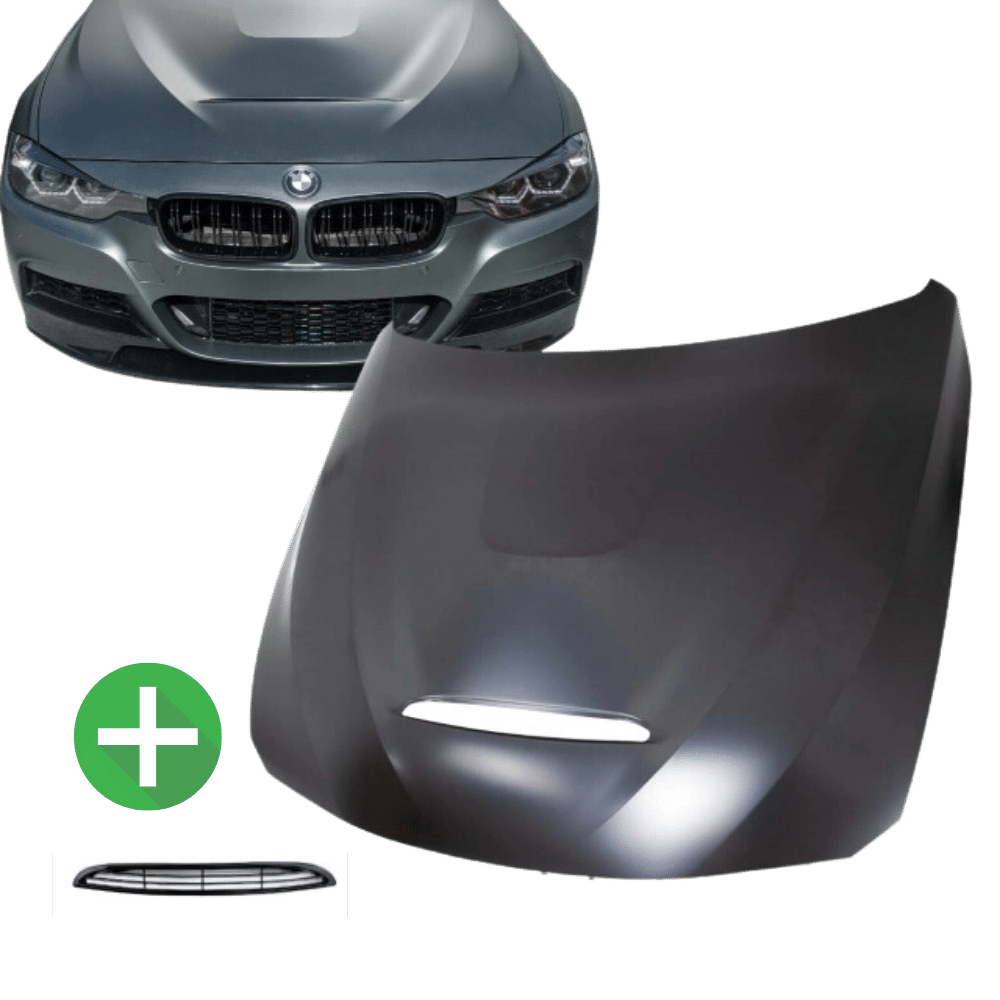 Sarja sport-konepelti + ilmanotto musta sopii BMW 3-sarjaan F30 F31 4-sarjaan F32 F33 F36 ei M3 GTS