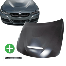 Lataa kuva Galleria-katseluun, Sarja sport-konepelti + ilmanotto musta sopii BMW 3-sarjaan F30 F31 4-sarjaan F32 F33 F36 ei M3 GTS