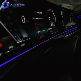 LED Ambientelicht für Curved Display – 64 Farben – Passend für BMW G-Serie & X-Modelle (G20, G22, G80, G82, G05, G07)