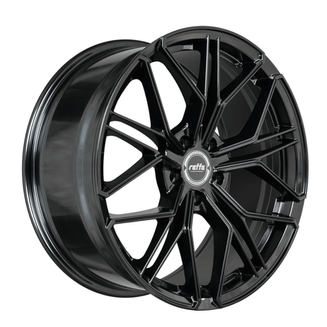 19 Zoll Komplettradsatz Raffa Wheels Classic Monoblock RS-03 | Silver Polished 8,5x19 ET45 LK 5x112 | VW Golf 5 6 7 8 inkl. GTI / Clubsport & R