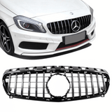 Kühlergrill Schwarz Chrom Sportgrill - Passend für Mercedes A-Klasse W176 Vorfacelift
