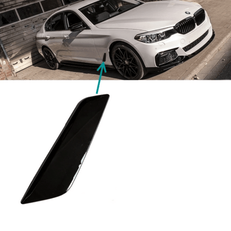 Kotflügeleinsätze Ziergitter SET Blenden Schwarz passt für BMW G30 G31 auch M-Paket ab 2017