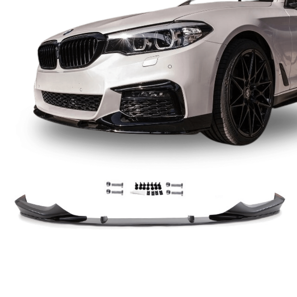 Sport-Performance Frontspoiler Hochglanz schwarz passend für BMW 5er G30 G31 mit M-Paket Umbau 17-