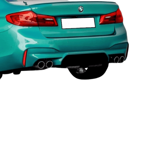 Heckdiffusor Sport Duplex Breit + Reflektoren passt für BMW 5er G30 G31 M-Paket auch M5