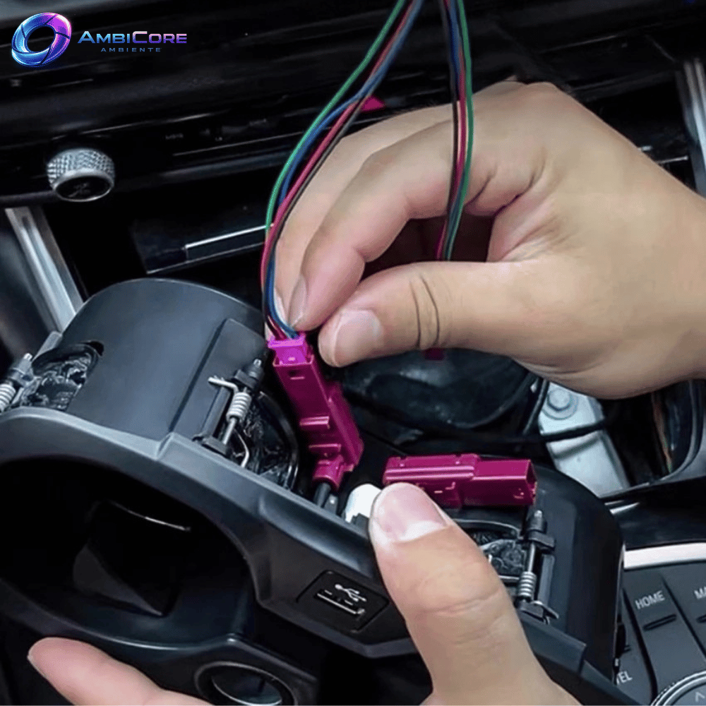 LED Ambientelicht Getränkehalter für BMW 3er (G20 G21), 4er (G22 G23 G26) & M2 M3 M4 (G87 G80 G82) – 11 Farben
