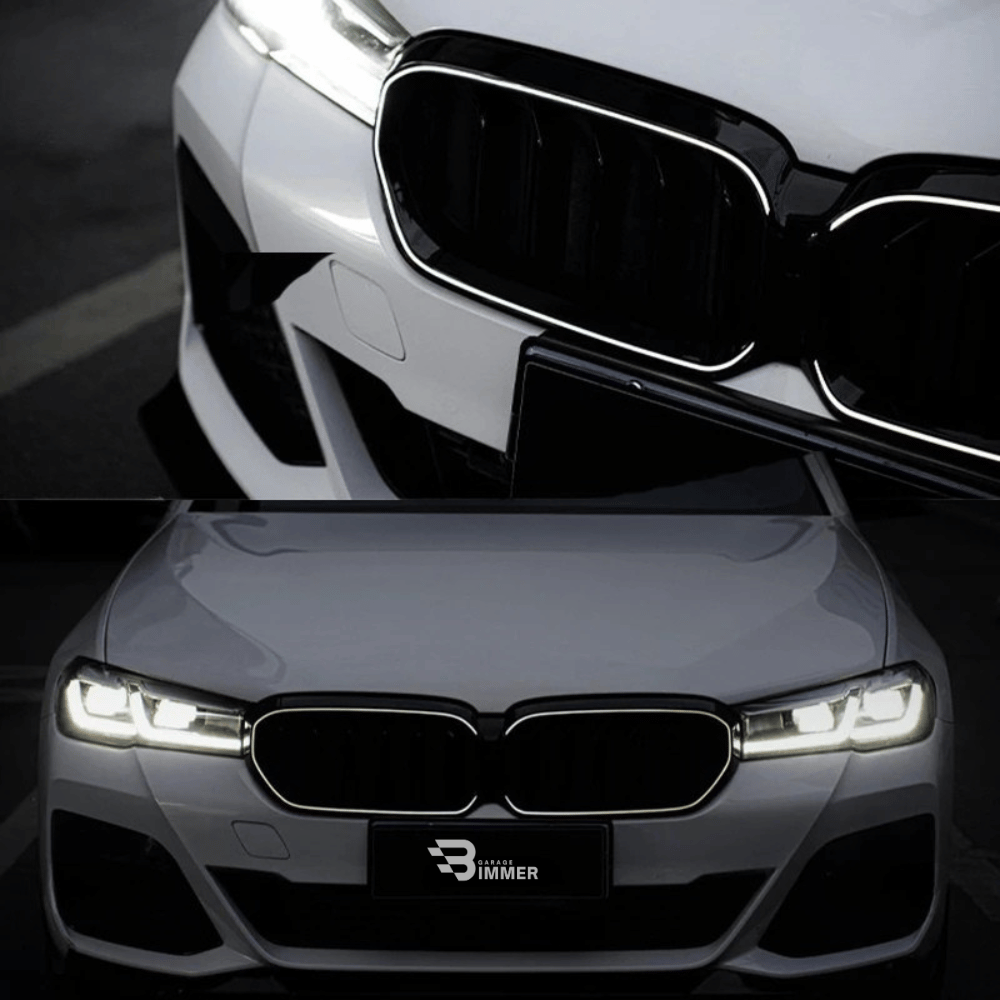 LED Nieren Grill für BMW 5er G30 | Facelift LCI 2020-2023 | Dual Line Design | StVZO-konform