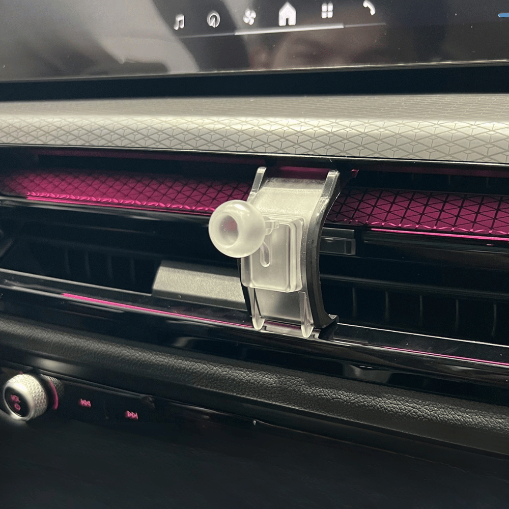 Premium MagSafe-kompatible Handyhalterung für BMW 3er & 4er Facelift G20 G21 G22 G23 LCI | M3 G80 | M4 G82 G83 – Lüftungsgitter Smartphone Halter mit Wireless Charging