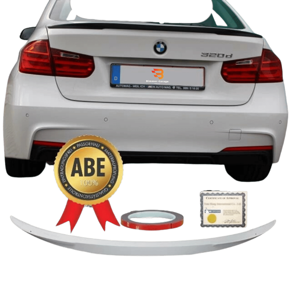 Sport-Performance takaspoileri tavaratilan spoileri sopii BMW 3-sarjan F30 Sedan+ABE