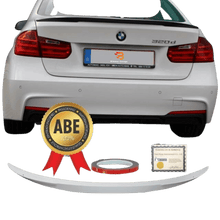 Lataa kuva Galleria-katseluun, Sport-Performance takaspoileri tavaratilan spoileri sopii BMW 3-sarjan F30 Sedan+ABE