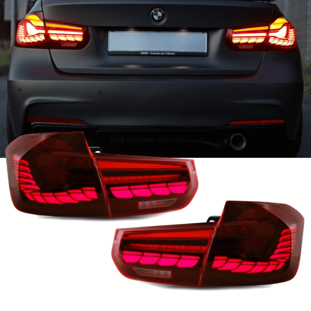 Set LED Rückleuchten Set Rot dynamische Blinker OLED Funktion passt für BMW F30 F35 Bj 13-18