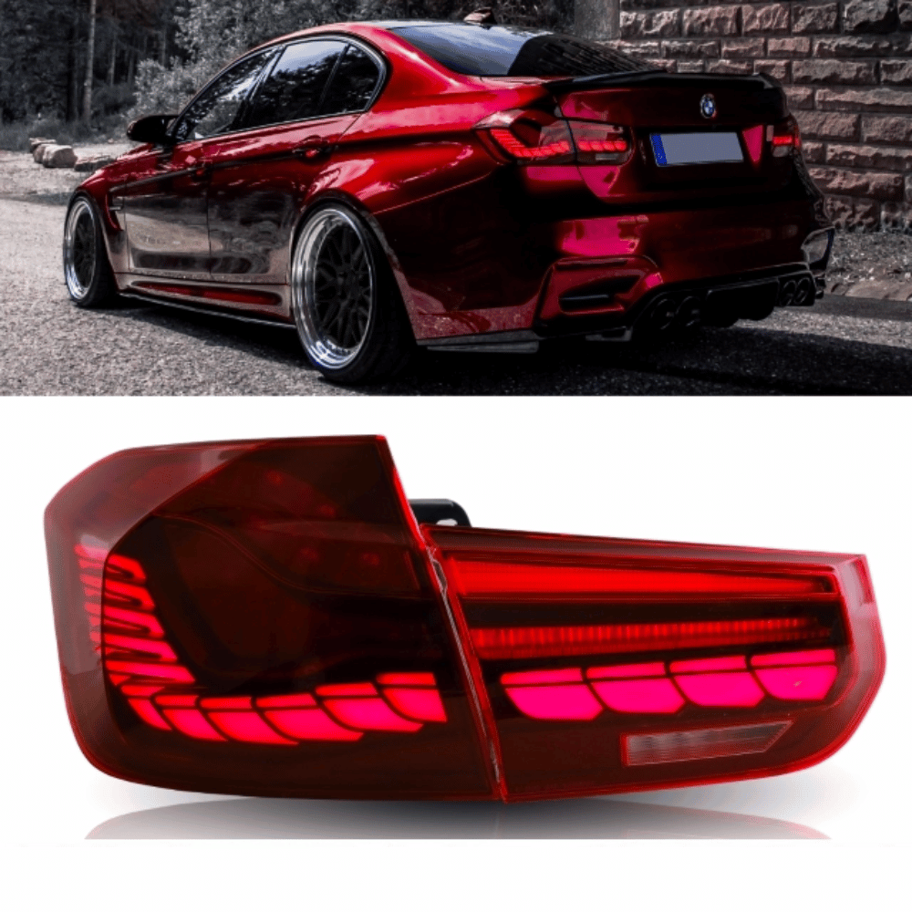 Set LED taillights set red dynamic indicators OLED function fits for BMW F30 F35 Bj 13-18