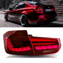 Load image into Gallery viewer, Set LED taillights set red dynamic indicators OLED function fits for BMW F30 F35 Bj 13-18