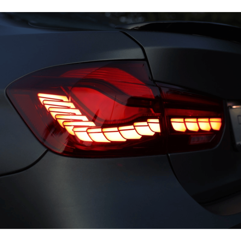 Set LED taillights set red dynamic indicators OLED function fits for BMW F30 F35 Bj 13-18