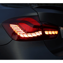 Load image into Gallery viewer, Set LED taillights set red dynamic indicators OLED function fits for BMW F30 F35 Bj 13-18