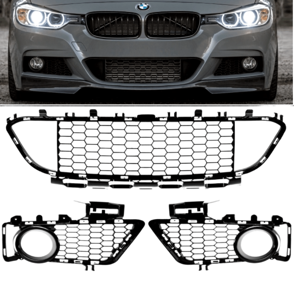 Set Spiegelkappen schwarz Glanz Vorfacelift Modelle passt für BMW