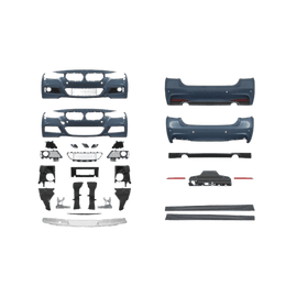AN Bodykit Sport Stoßstange Front + Seite + Heck passt für BMW 3er F30 M-Paket 335i Duplex+ABE