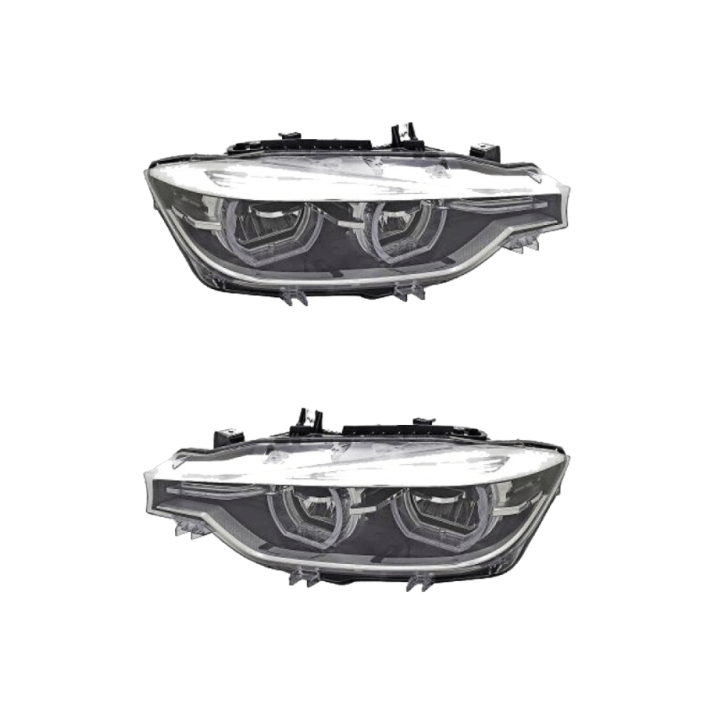 Headlights + LED SET fits for BMW 3 Series (F30/F31) Facelift from model year 15-19 