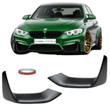 Sport-Performance Flaps Ecken SET passt für BMW 3er 4er F80 F82 M3 M4 Stoßstange