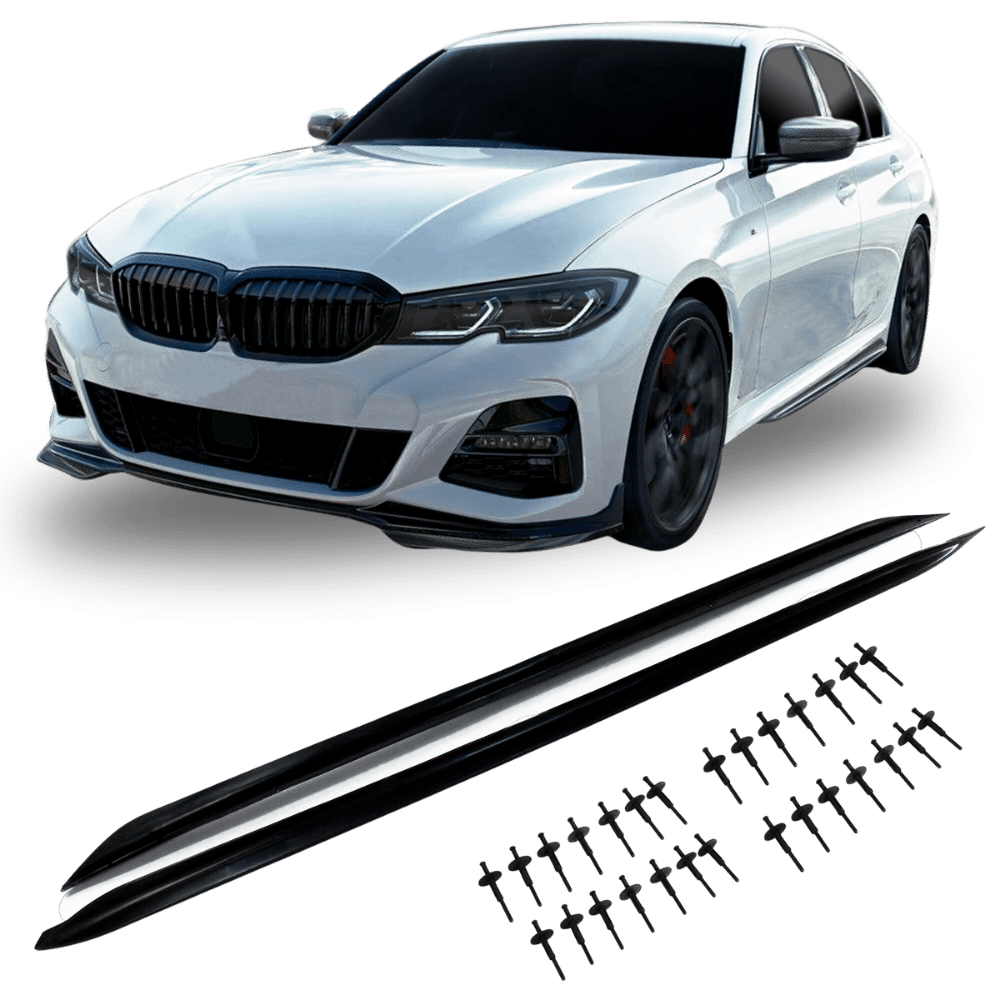 Side skirts set suitable for G20 black suitable for BMW 3 Series, G20, 2019-