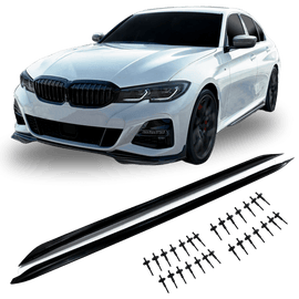 Side skirts set suitable for G20 black suitable for BMW 3 Series, G20, 2019-