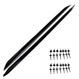 Side skirts set suitable for G20 black suitable for BMW 3 Series, G20, 2019-