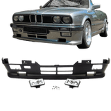 Sport Paket I Stoßstange vorne + Nebelscheinwerfer Klar passt für BMW 3er E30 auch M-Technik I