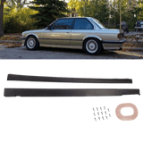 Sport Paket I Seitenschweller Set schwarz passt für BMW 3er E30 alle Modelle auch M-Paket I