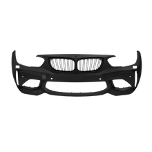 Load image into Gallery viewer, Facelift front bumper in sport design including grills with PDC holes and SRA suitable for BMW F20 LCi / F21 LCi, 2015-2018