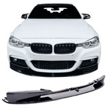 Frontspoilerlippe Frontflap Spoiler Splitter +ABE+ passend für F30, F31, 10/2011-2019 passend für BMW F30, F31, 10/2011-2019 (nur für M-Paket)