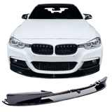 Frontspoilerlippe Frontflap Spoiler Splitter +ABE+ passend für F30, F31, 10/2011-2019 passend für BMW F30, F31, 10/2011-2019 (nur für M-Paket)