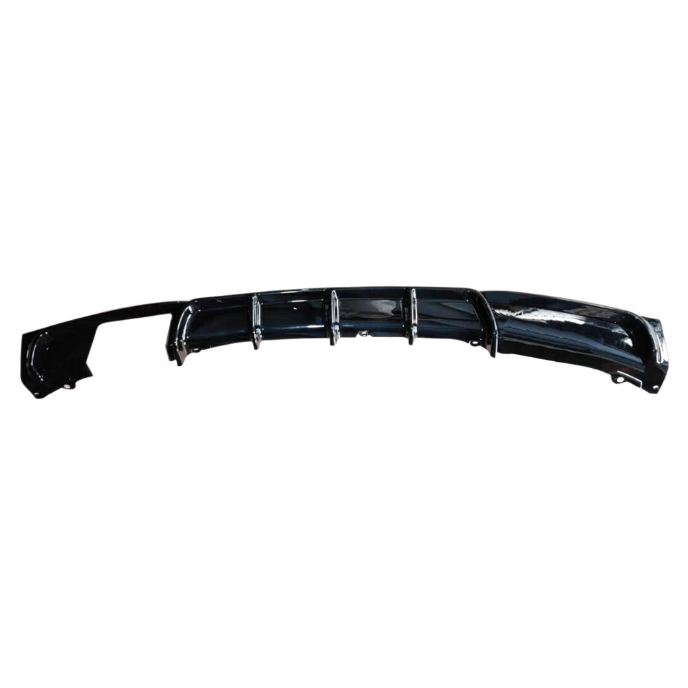 Heckdiffusor Heckschürzeneinsatz Glanz Performance Doppelendrohr links passend für 3er F30 passend für BMW 3er F30 F31 2011-2019