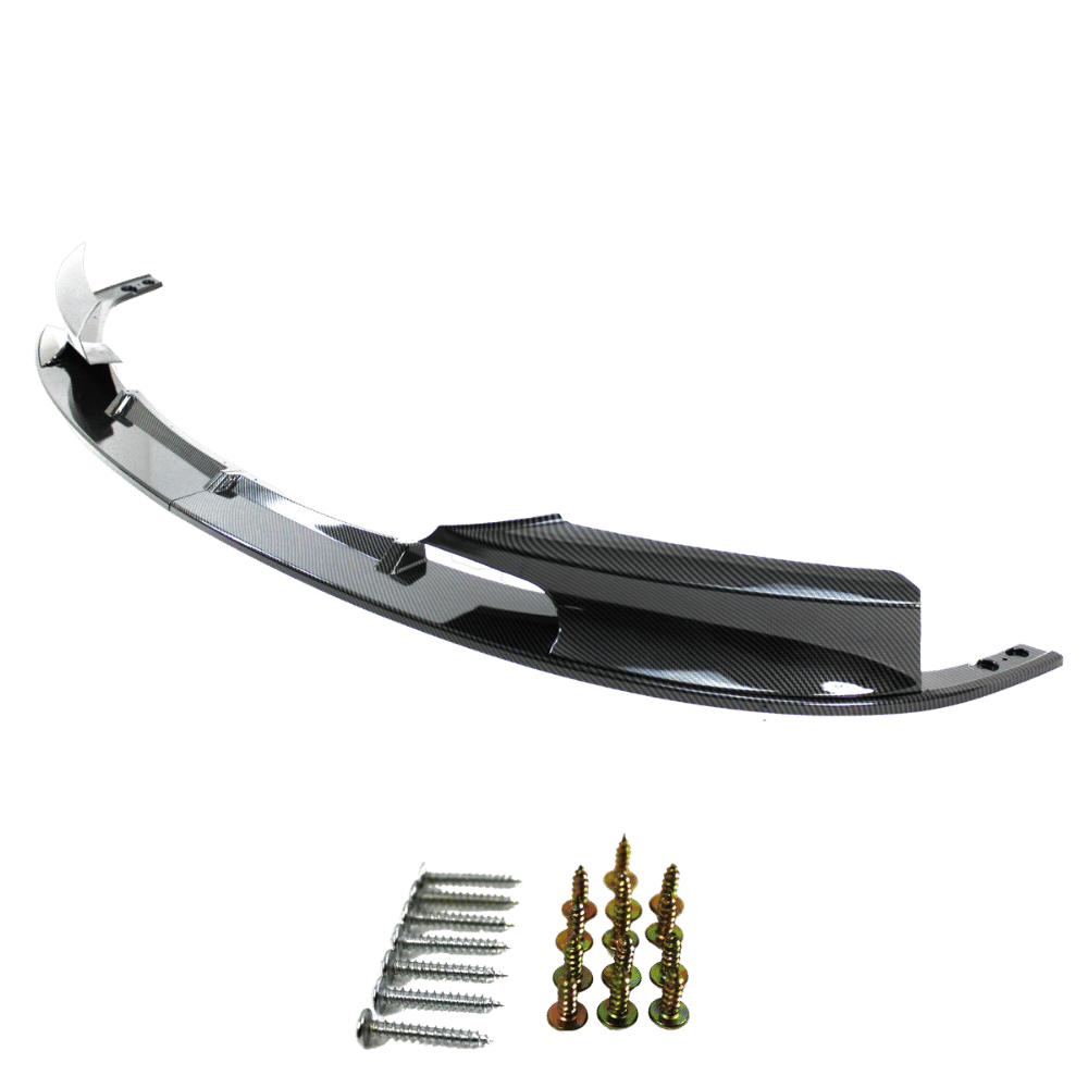 Frontspoilerlippe Frontflap Spoiler Splitter +ABE+ passend für F30, F31, 10/2011-2019 passend für BMW F30, F31, 10/2011-2019 (nur für M-Paket)