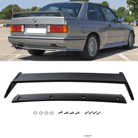 Heckspoiler Theke Lippe Sport schwarz passend für BMW 3er E30 Limousine Cabriolet 82-93 nicht M3