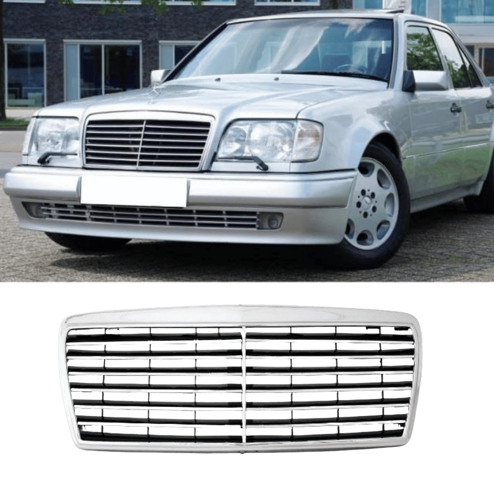 Kühlergrill Chrom - Passend für Mercedes E-Klasse W124 93-95 Avantgarde