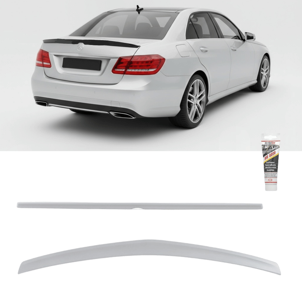Kofferraumspoiler Heckspoiler Lippe - Passend für Mercedes E-Klasse W212 Limousine 2009-2013