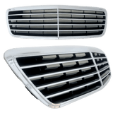 Kühlergrill Avantgarde Optik Chrom - Passend für Mercedes E-Klasse W210 S210 Mopf 1999-2002