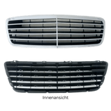 Kühlergrill Avantgarde Optik Chrom - Passend für Mercedes E-Klasse W210 S210 Mopf 1999-2002