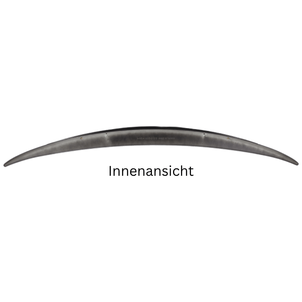 SET Sport Heckspoiler Schwarz Glanz + 3M Klebeband - Passend für Mercedes E-Klasse W213 Limousine 2016+