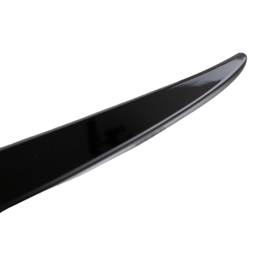 SET Sport Heckspoiler Schwarz Glanz + 3M Klebeband - Passend für Mercedes E-Klasse W213 Limousine 2016+