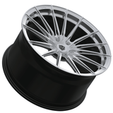 21 Zoll Komplettradsatz Raffa Wheels RFS-02 | Forged Series | Silver 9,5x21 & 10,5x21 | BMW X3M F97 | BMW X4M F98