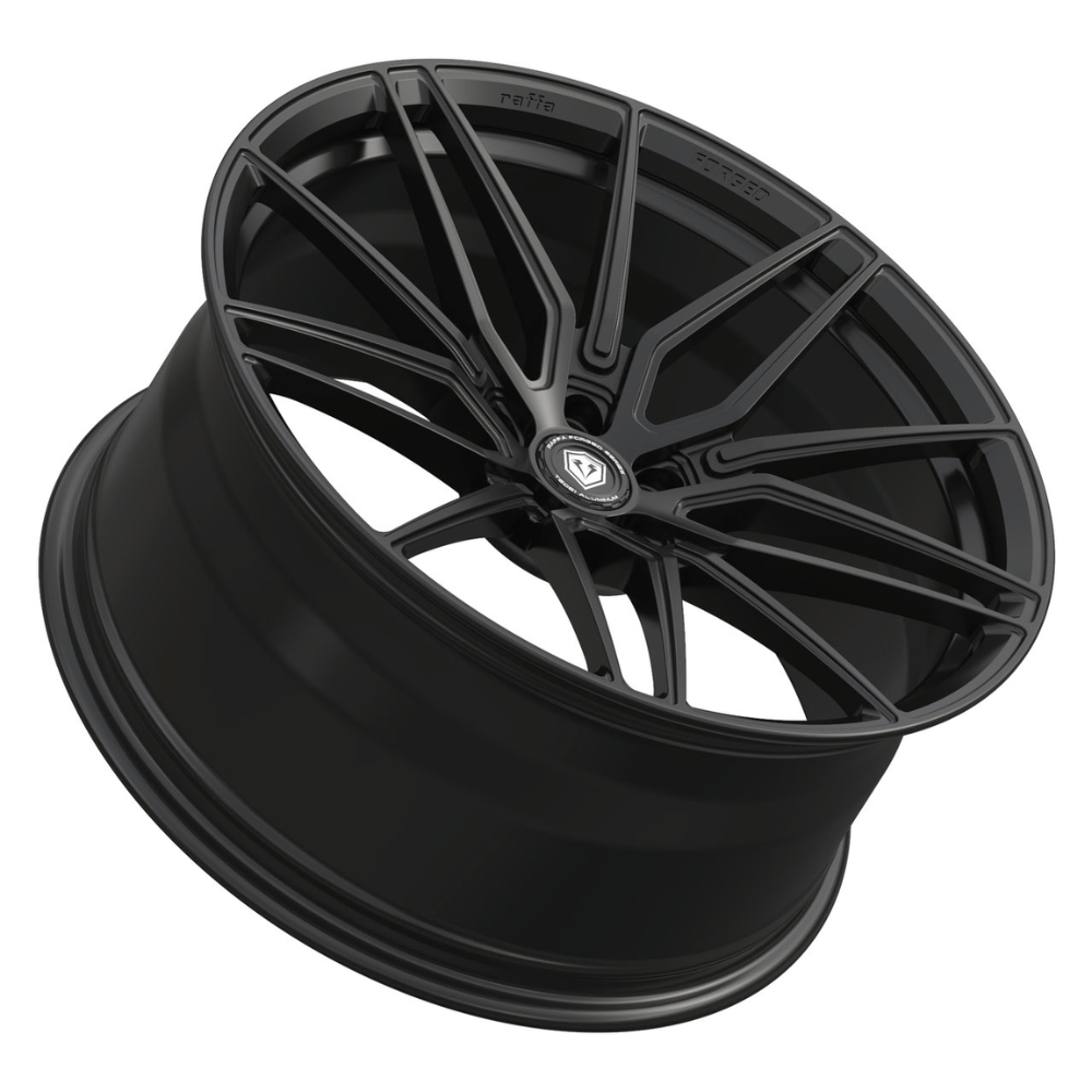 Komplettradsatz Raffa Wheels RFS-01 | Forged Series | Matt Black 10x21