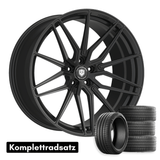 Komplettradsatz Raffa Wheels RFS-01 | Forged Series | Matt Black 10x21