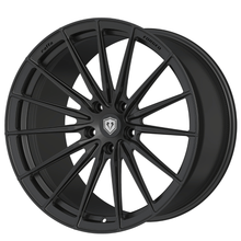 Laden Sie das Bild in den Galerie-Viewer, 21 Zoll Komplettradsatz Raffa Wheels RFS-02 | Forged Series | Black Matt 9,5x21 &amp; 10,5x21 | Tesla Model Y