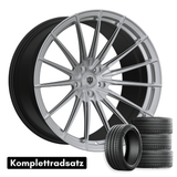 21 Zoll Komplettradsatz Raffa Wheels RFS-02 | Forged Series | Silver 9,5x21 & 10,5x21 | BMW X3M F97 | BMW X4M F98