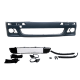 E39:n etupuskuri mukaan lukien nauhat ja säleikkö PDC-rei'illä ja SRA soveltuu BMW 5-sarjan E39:lle vuosi 1996 - 2003