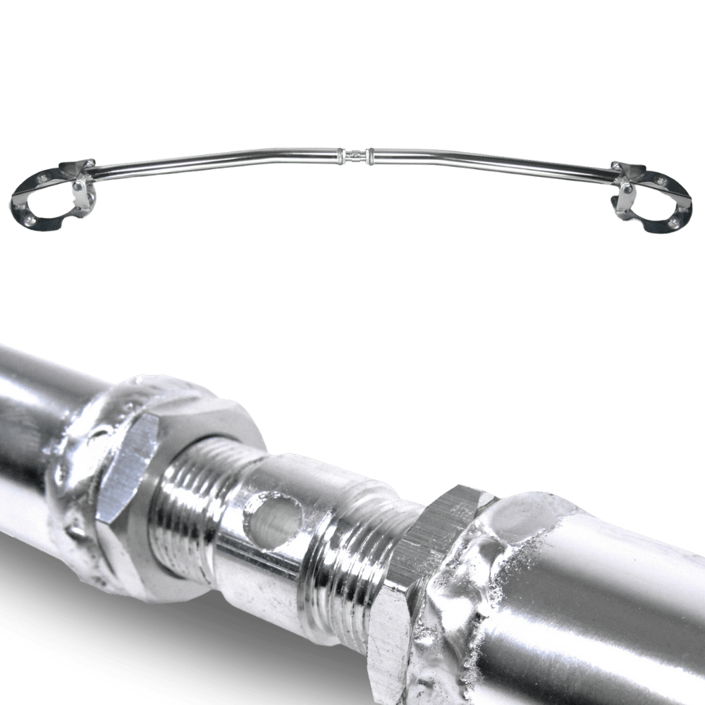 Aluminium Domstrebe verstellbar passend für BMW 5er E39 6 und 8 Zylinder Bj. 1995-2004