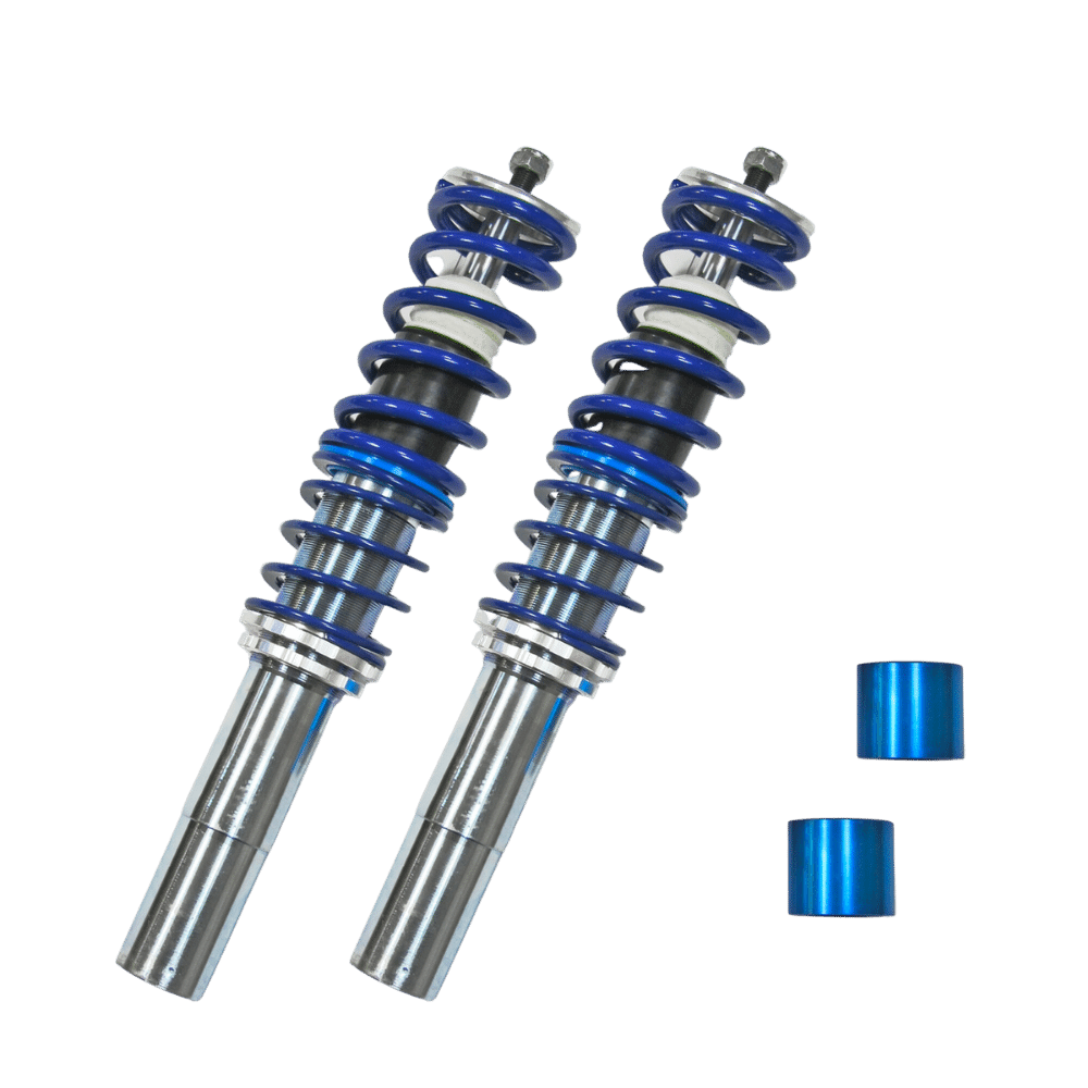 BlueLine coilover kit suitable for BMW E39 Touring 520i, 523i, 525i, 528i, 530i, 520D, 525D / TD / TDS, 530D, built between 1997 and 2003, except vehicles with level control