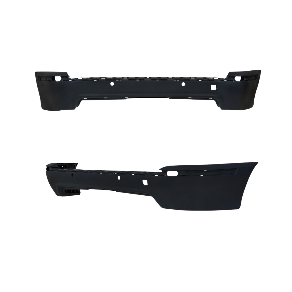Rear bumper including covers, strips and spoiler suitable for BMW 5 Series E39 Touring built from 1996-2003