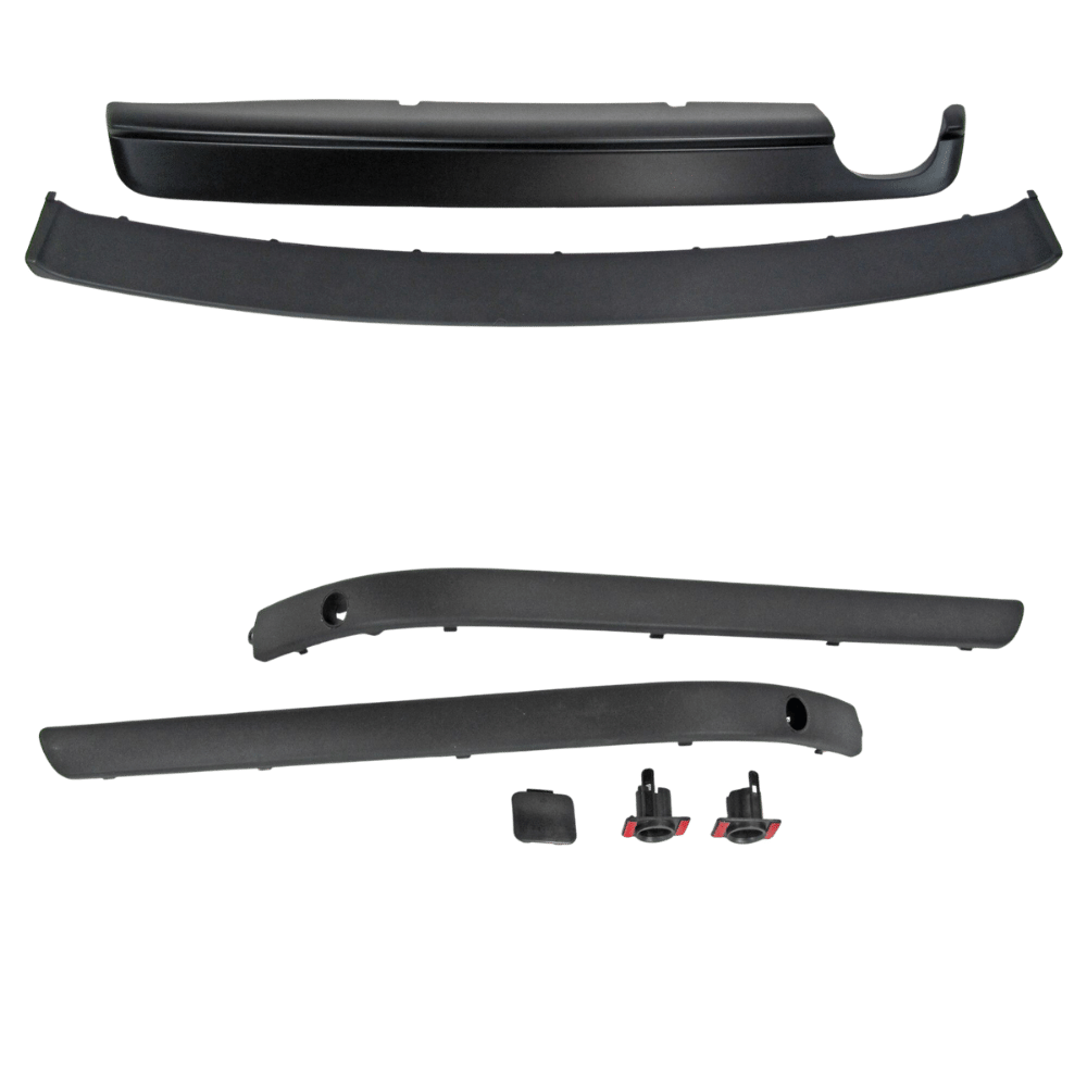Rear bumper including covers, strips and spoiler suitable for BMW 5 Series E39 Touring built from 1996-2003