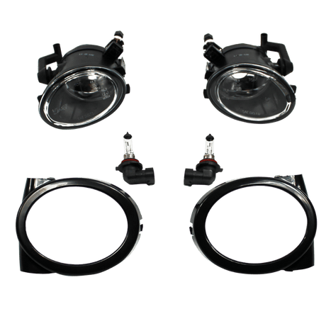 Nebelscheinwerfer Klarglas mit Rahmen passend für BMW E46 M3 Baujahr 1998- 2007 und E39 M5 Baujahr 1998-2005